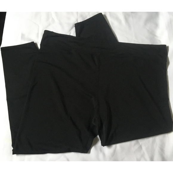 Fabletics Womens Capri Pants Extra Large Black Stretch Legging Athleisure Crop - Picture 1 of 11